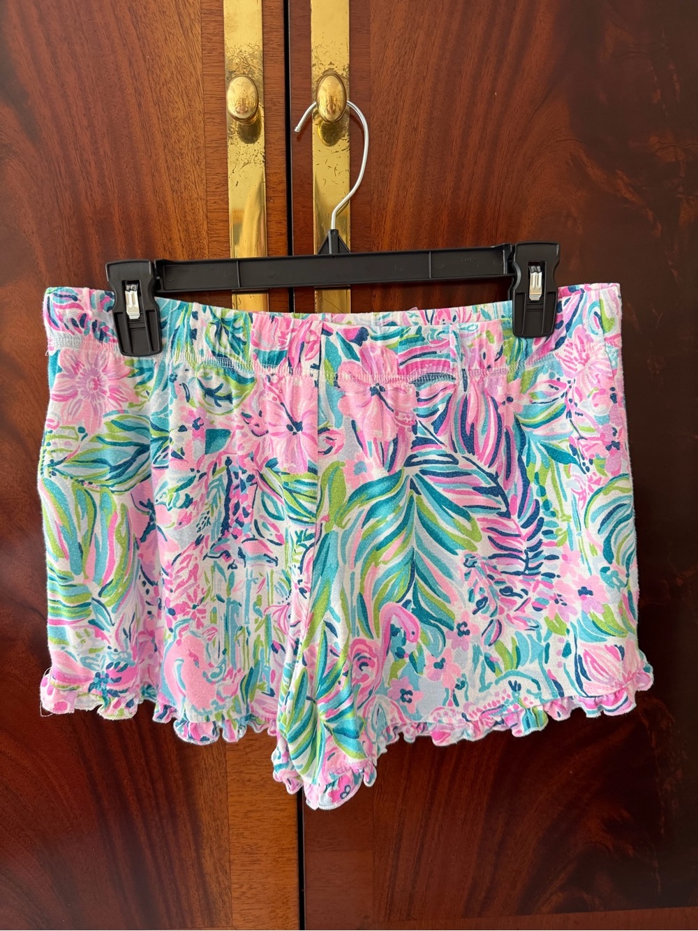 Lilly Pulitzer Lilly’s Favorite Things 3 Pc Pajama Set Tank Shorts Pants M - Picture 5 of 9